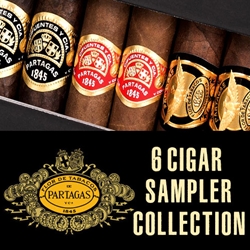 Partagas 6 Cigar Sampler Collection with Lighter