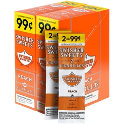 Swisher Sweets Cigarillos Peach