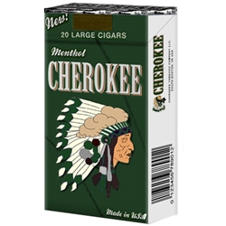 Cherokee Filtered Cigars Menthol