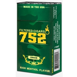 752 Filtered Cigars Green (Menthol)