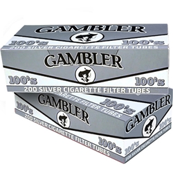 Gambler Filter Tubes Silver