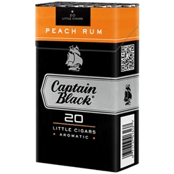 Captain Black Filtered Cigars Peach Rum