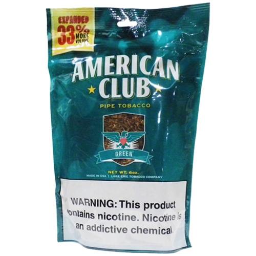 American Club Pipe Tobacco Green (Menthol)