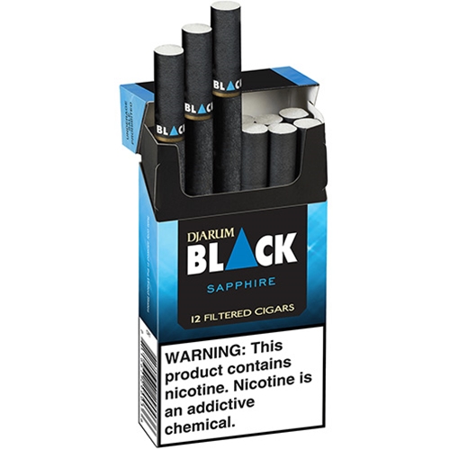 sapphire tobacco Djarum Black Filtered Cigars Sapphire