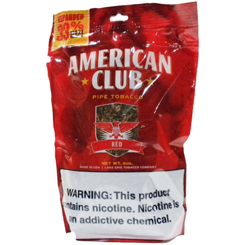 american red tobacco American Club Pipe Tobacco Red (Full Flavor)