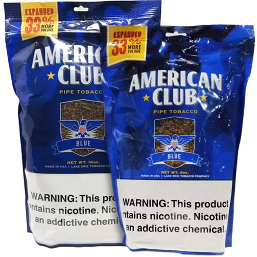 American Club Pipe Tobacco Blue (Light)