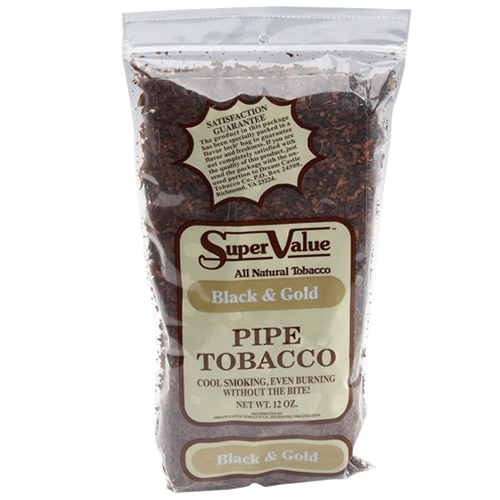 Super Value Pipe Tobacco Black & Gold