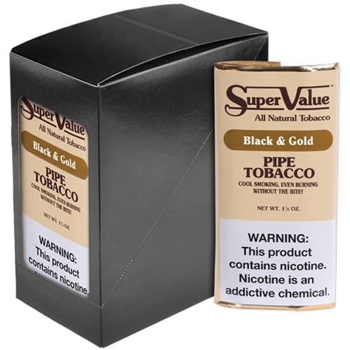 Super Value Pipe Tobacco Black & Gold