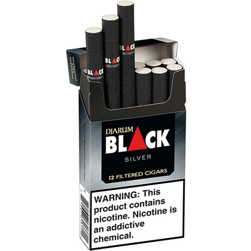 black cigarette price Djarum Black Filtered Cigars Silver (Ultra-Smooth)