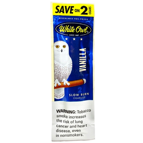 are white owl wraps tobacco White Owl Cigarillos Vanilla