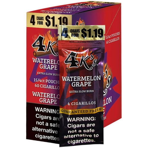 4k tobacco Good Times 4K's Cigarillos Watermelon Grape