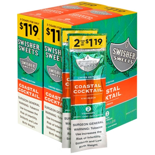 Swisher Sweets Cigarillos Coastal Cocktail | SmokersDiscounts.com