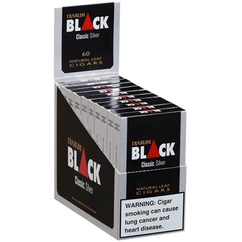 black silver cigarette Djarum Black Classic Silver