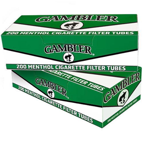 Gambler Filter Tubes Menthol