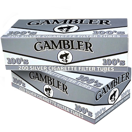 Gambler Filter Tubes Silver
