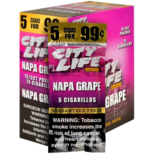 City Life Cigarillos Napa Grape