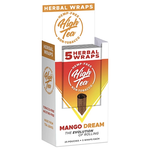 high tea non tobacco All Natural Herbal Smoking Wraps - Juicy Grape free option for smoke shops looking to broaden their wrap wall beyond standard hemp. High Tea Non Tobacco All