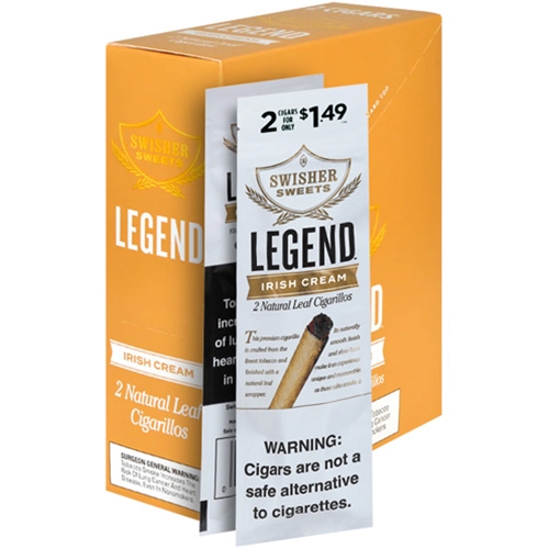 Swisher Sweets Legend Cigarillos Irish Cream