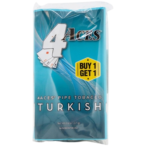 4 aces tobacco price 4 Aces Pipe Tobacco Turkish Box of 6 Pouches