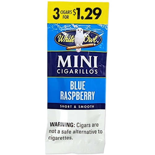 White Owl Mini Cigarillos Blue Raspberry
