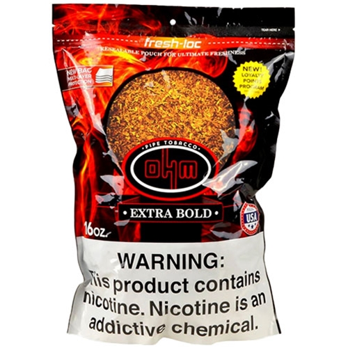 ohm pipe tobacco 1 lb bold OHM Pipe Tobacco Extra Bold (Full Flavor)