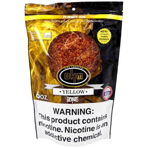 OHM Pipe Tobacco Turkish Blend Yellow