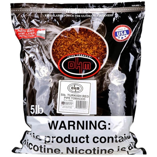 OHM Pipe Tobacco Turkish Blend Red 5lb