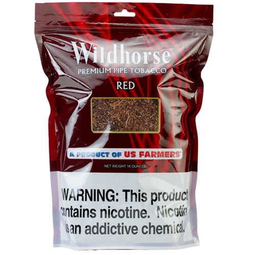red horse chewing tobacco Wildhorse Pipe Tobacco Red (Full Flavor)
