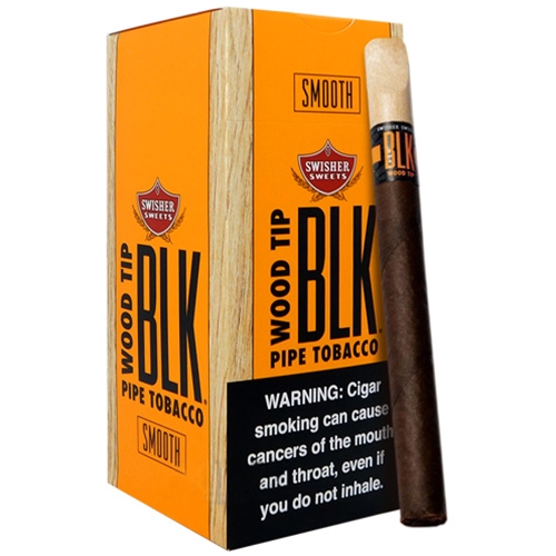 do swisher sweets have tobacco Swisher Sweets BLK Cigarillos Wood Tip Smooth Upright Box