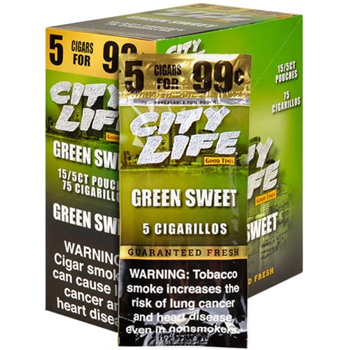 CITY LIFE HD MINI GREEN SWEET 30CT