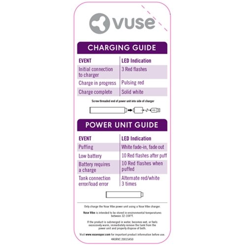 vuse vibe charger blinking white VUSE VIBE Power Unit Kit main image 1