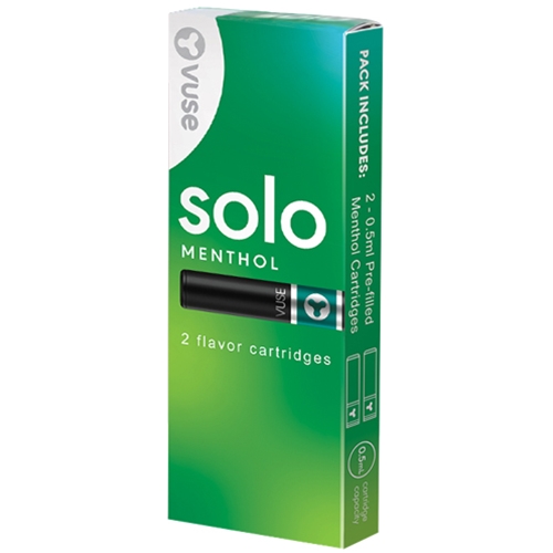 VUSE Solo E-Cig Cartridge Packs Menthol