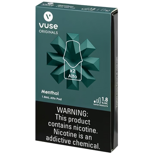 VUSE Alto 2-Pod Replacement Packs Menthol 1.8