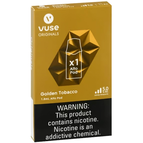 VUSE Alto Single Pod Replacement Pack Golden Tobacco 5.0%