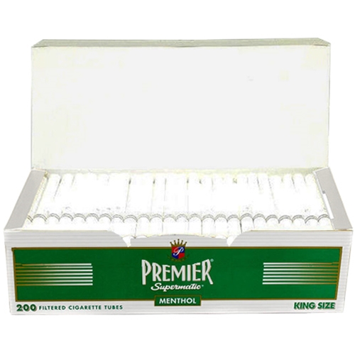 premier menthol light cigarette tubes Premier Filter Tubes Menthol (Green)