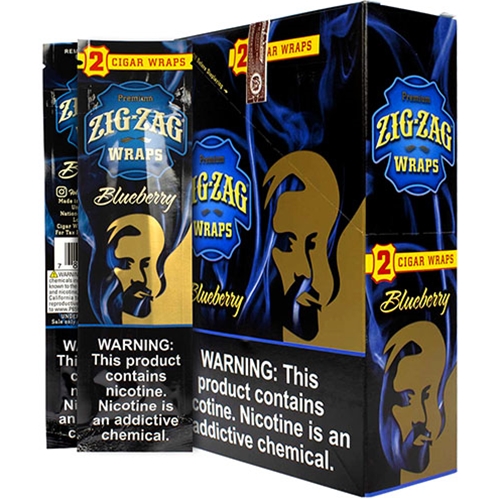ZigZag Flavored Blunt Wraps Blueberry
