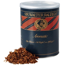 Sir Walter Raleigh Pipe Tobacco Aromatic 7 oz. Can