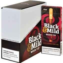 Middleton Black & Mild Wood Tip Wine Cigars