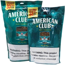 American Club Pipe Tobacco Green (Menthol)