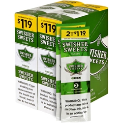 Swisher Sweets Cigarillos Green Sweets