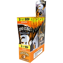 Zig Zag Cigarillos Peach 3pk