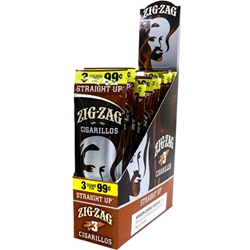 Zig Zag Cigarillos Straight Up 3pk