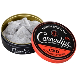 Cannadips Full American CBD Pouches