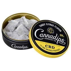 Cannadips Tangy Citrus CBD Pouches