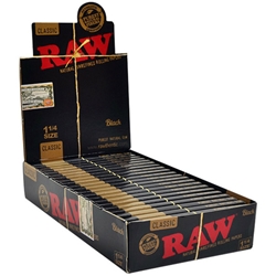RAW Classic Black 1 1/4 Rolling Papers