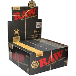 RAW Classic Black Kingsize Slim Rolling Papers
