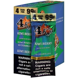 Good Times 4K's Cigarillos Kiwi Berry