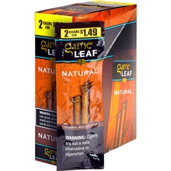 Garcia y Vega Game Leaf Cigarillos Natural 15ct