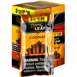 Garcia y Vega Game Leaf Cigarillos Cognac 8ct