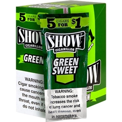 Show Cigarillos Green Sweets